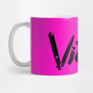 SWEET/VICIOUS: Tag (black) Mug